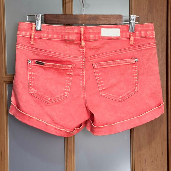 Pink Celebrity Jean Shorts | Style# CJ3502F57  - Teens/Juniors Size 9 - Picture 2 of 10